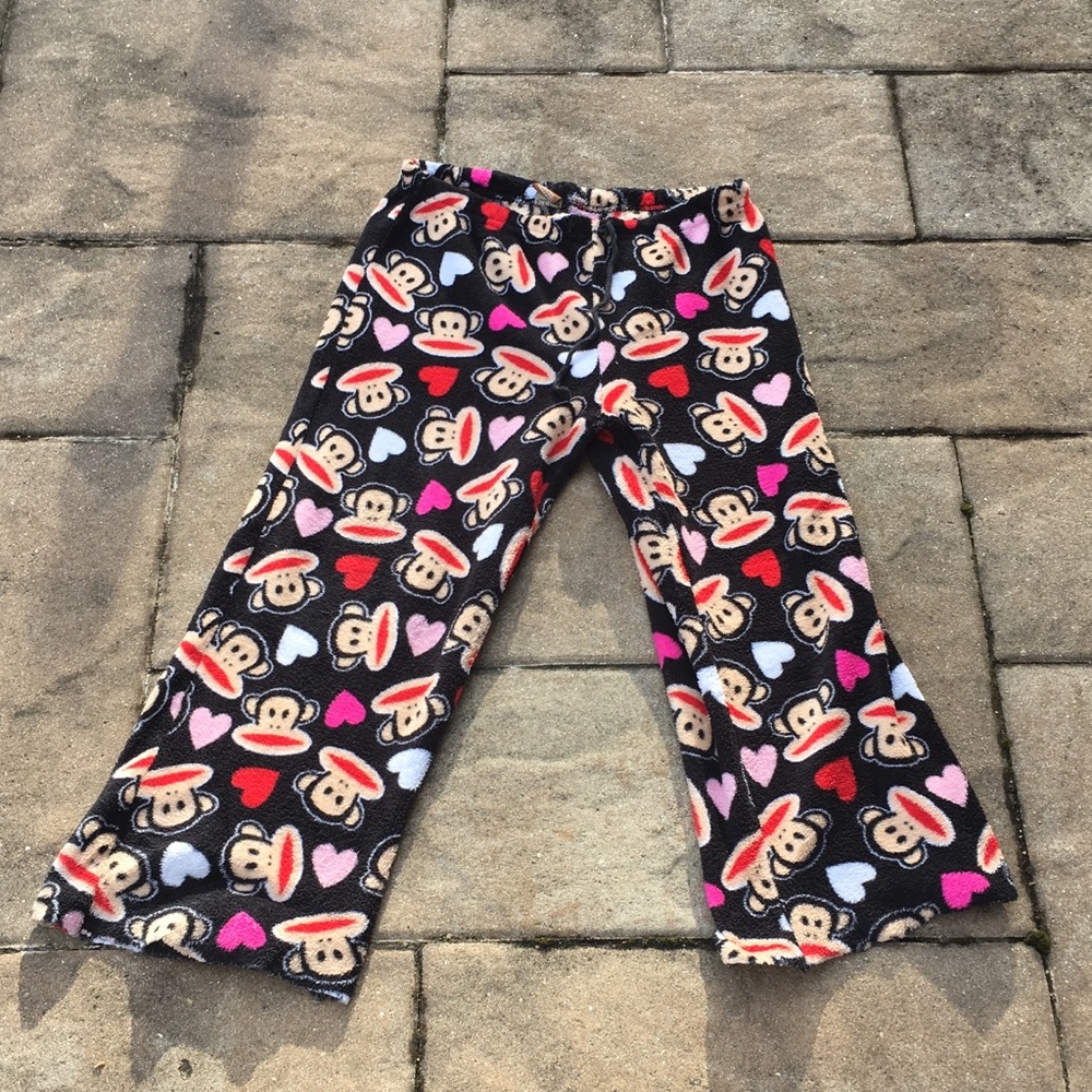 A cute monkey printed pajama pants